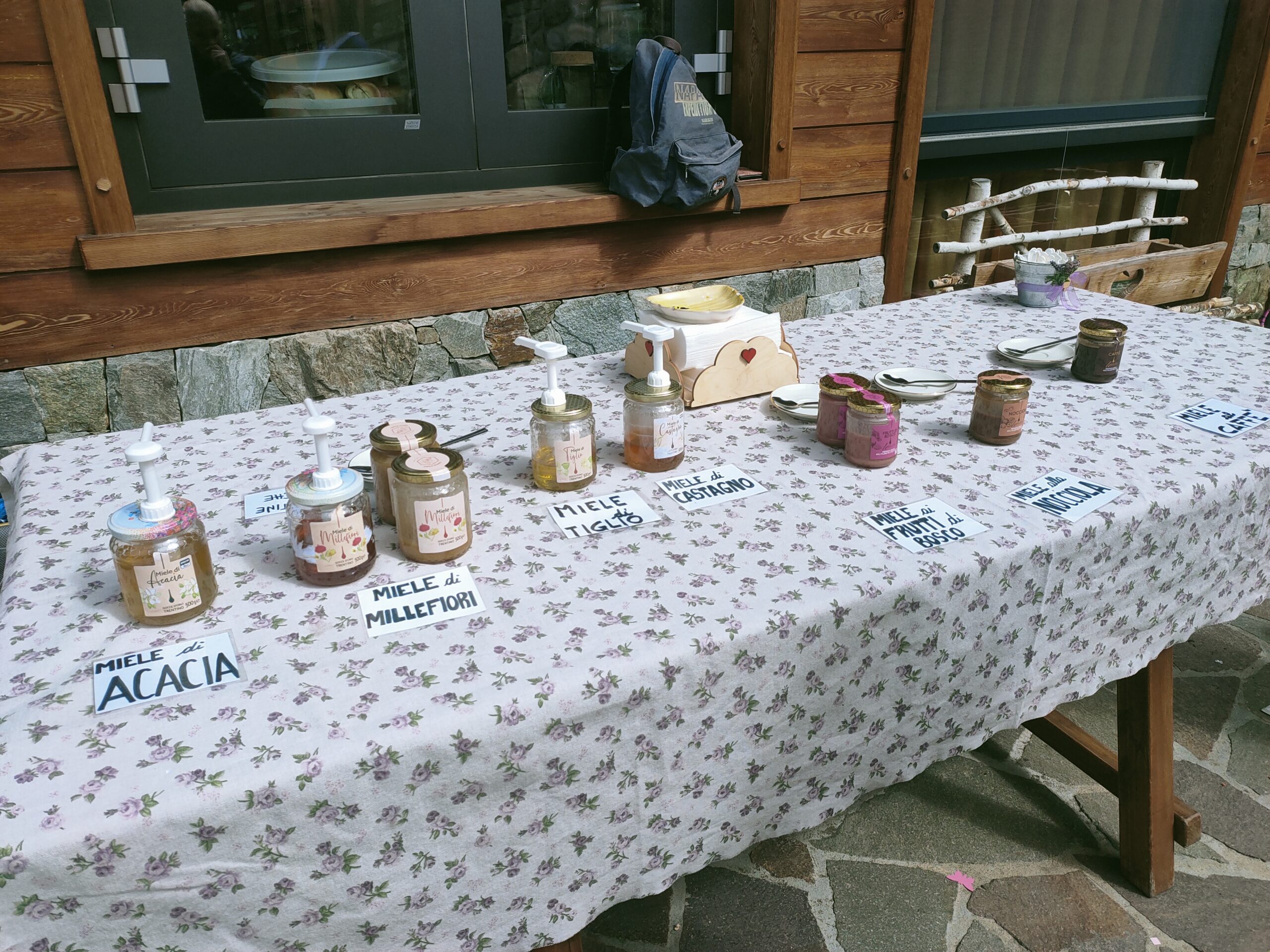 Assaggio di vari tipi di miele